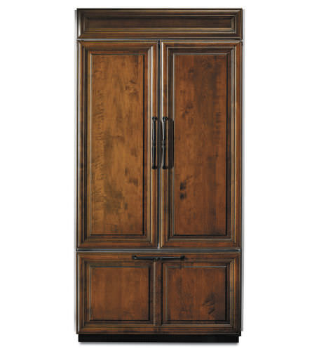 Amerikanischer Kühlschrank - KBFO42FTX - KitchenAid - für Privatgebrauch / Einbau / weiß