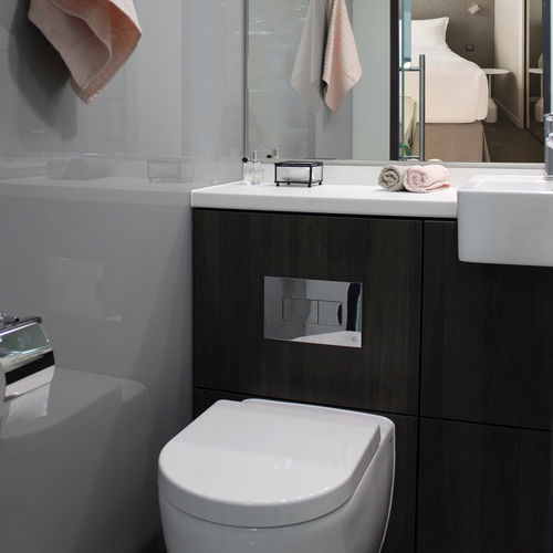 Modernes Badezimmer - EASY HOTEL - BAUDET SA - Glas / Metall / für Hotels