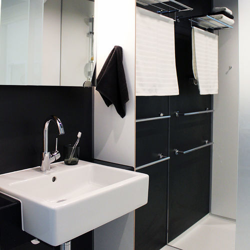 Modernes Badezimmer - ZOKU - BAUDET SA - Metall / für Hotels / Fertig