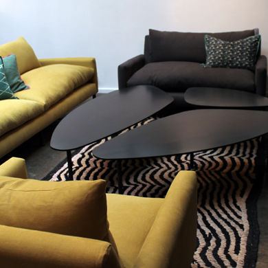 Moderner Couchtisch - ATOLL - CARAVANE - Metall / für professionellen Einsatz / für den Innenraum
