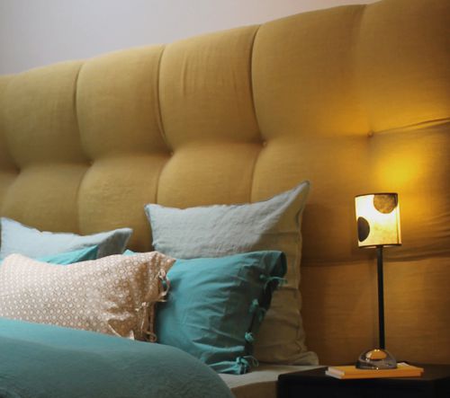 Kopfteil für Doppelbetten - PLUSH - CARAVANE - modern / Stoff