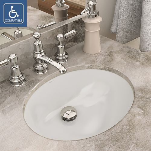 Unterbauwaschbecken - 1401 - Deco Lav - Keramik / oval / modern