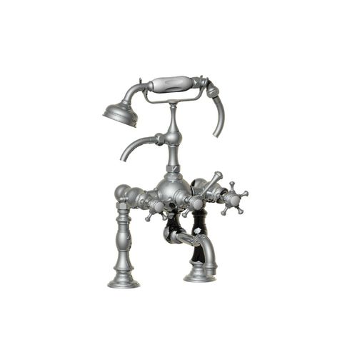 Zweigriffmischer für Duschen - 06.435 - HORUS - für Badewanne / Aufsatz / aus verchromtem Metall