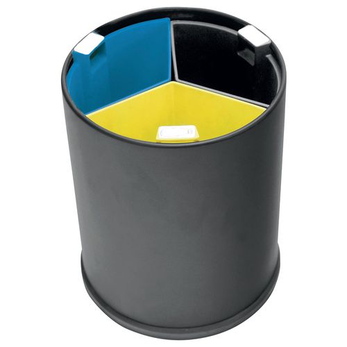 Metall-Abfallbehälter - ROUND BASKET - JVD - System / modern / für Hotels