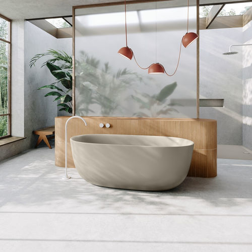 Ovale Badewanne - MEISTERSTÜCK OYO DUO - Kaldewei - freistehend / für Wohnungen / emailliertes Metall