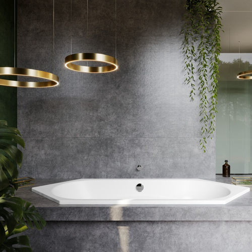 Ovale Badewanne - VAIO 6 - Kaldewei - für Wohnungen / emailliertes Metall / Stahl