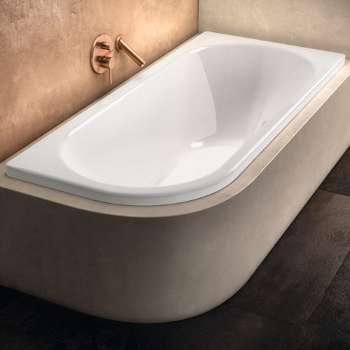 Ovale Badewanne - CENTRO DUO - Kaldewei - für Wohnungen / emailliertes Metall / Stahl