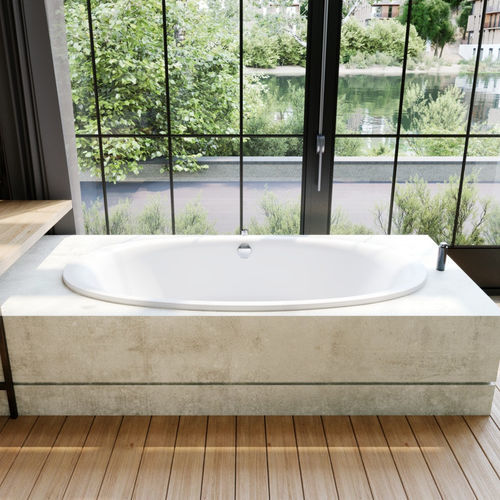 Ovale Badewanne - ELLIPSO - Kaldewei - für Wohnungen / emailliertes Metall / Stahl