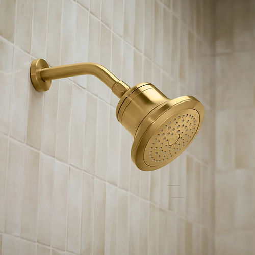 Wandmontierter Duschkopf - CINQ™ - Kohler - rund / Regenstrahl