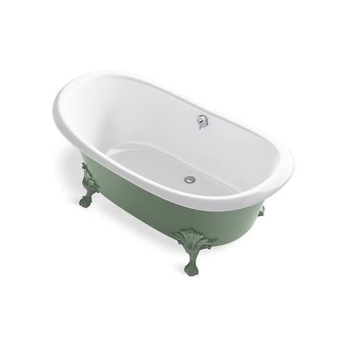 Ovale Badewanne - ARTIFACTS™ - Kohler - selbsttragend / für Wohnungen / Mineralguss