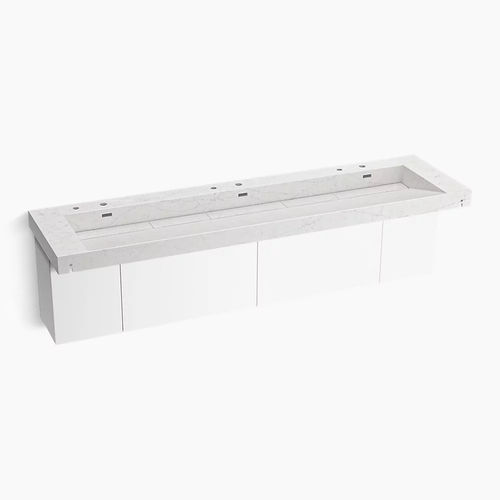Wand-Waschbecken - CONSTELLATION™ - Kohler - Mineralwerkstoff / Corian® / nach Maß