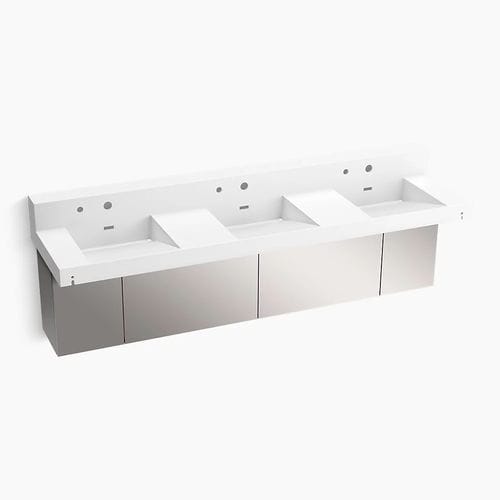 Wand-Waschbecken - CONSTELLATION™ - Kohler - Mineralwerkstoff / Corian® / Silestone®