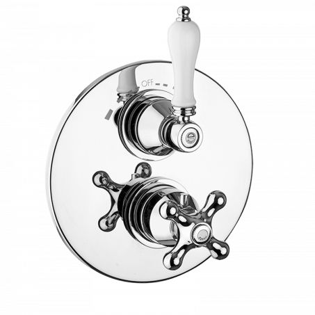 Einhebelmischer für Dusche - 3519PE - MAMOLI - Einbau / thermostatisch / aus verchromtem Metall