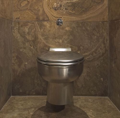 Wandhängendes WC -  8955 - Neo-Metro - Edelstahl / für öffentliche Sanitäreinrichtungen / mit eingebauter Spülung