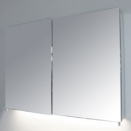 Moderne Badezimmerschrank mit Spiegel - CEN1050L - ottofond - wandmontiert