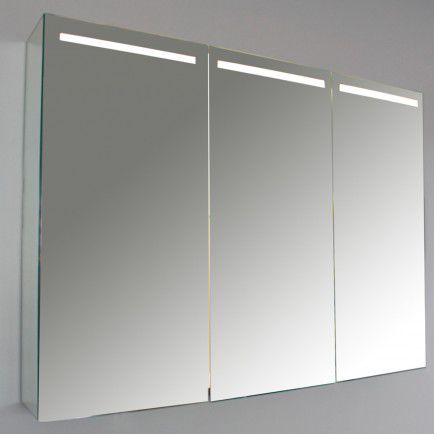 Badezimmerschrank mit Spiegel / mit integrierter Beleuchtung - LUC700-1050 - ottofond - modern / wandmontiert