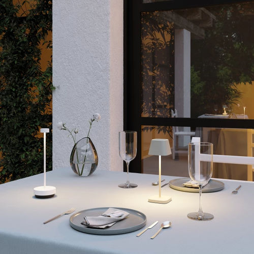 Tischlampe - TURAS - Blomus - Aluminium / modern / mit Kabel