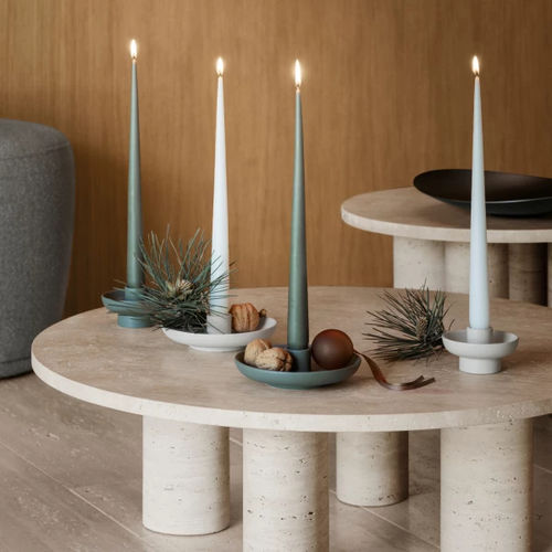 Sandstein-Kerzenhalter - VELA - Blomus - für Gewerbegebrauch