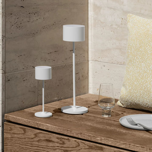 Tischlampe - FAROL MINI - Blomus - Aluminium / modern / mit Kabel