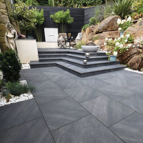Sandsteinplattenbelag - MODE  - BRADSTONE - für Außenbereich / für den Innenraum / texturiert