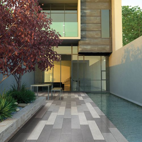 Betonplattenbelag - STONEMASTER - BRADSTONE - Kunststein / für Außenbereich / für den Innenraum