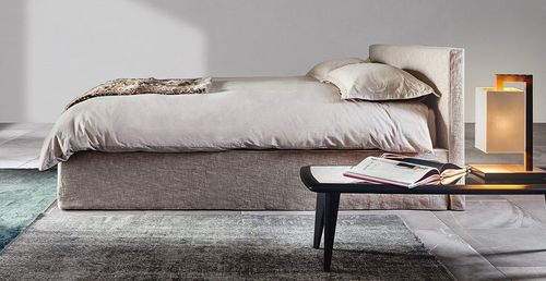 Doppelbett - 5400 TANGRAM - Vibieffe - modern / Polster / Kopfteil
