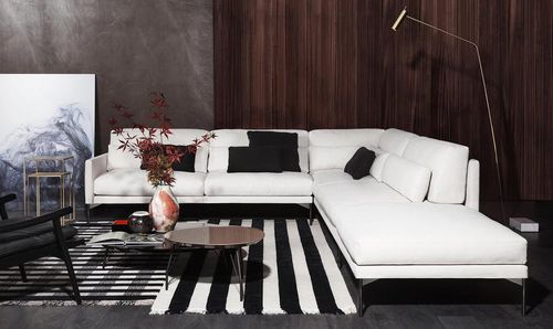 Modulsofa - 110 MODERN - Vibieffe - modern / Baumwolle / Leinen