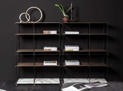 Modul-Bücherregal - 9900 E_SPIRIT BOOK - Vibieffe - wandmontiert / modern / Holz