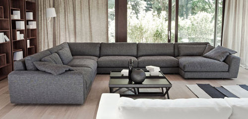 Modulsofa - 800 FASHION - Vibieffe - modern / Stoff / Leder