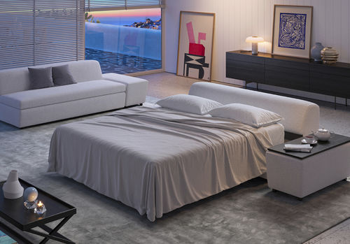 Bettsofa - 2110_TANK - Vibieffe - modern / für Wohnzimmer / Stoff