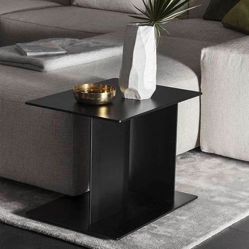 Moderner Beistelltisch - 200_CUBE - Vibieffe - lackiertes Holz / Gestell aus lackiertem Holz / rechteckig