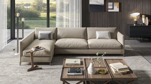 Modulsofa - 910_ZONE SLIM - Vibieffe - modern / Stoff / Leder
