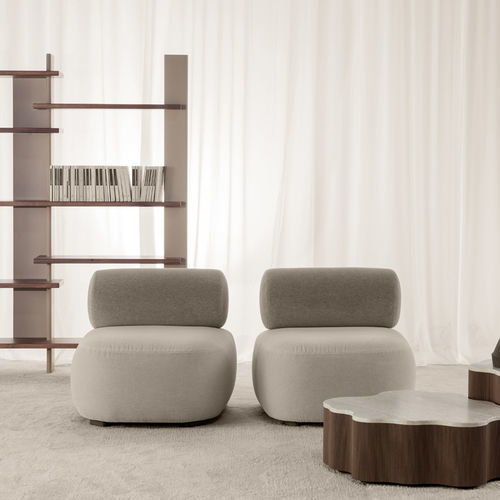 Moderner Sessel - 90_ADELE - Vibieffe - Leder / Polyurethanschaum / Stoff
