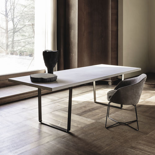 Moderner Esstisch - 9400 RIBBON - Vibieffe - Metall / MDF / rechteckig