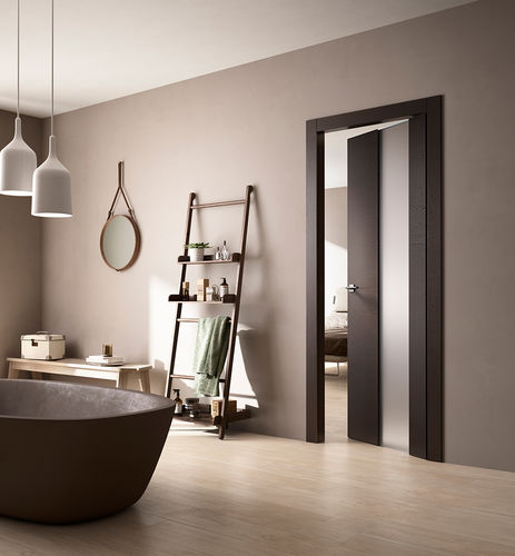 Tür für Innenbereich - EQUA VETRO - FerreroLegno - Holz / Glas / einflügelig