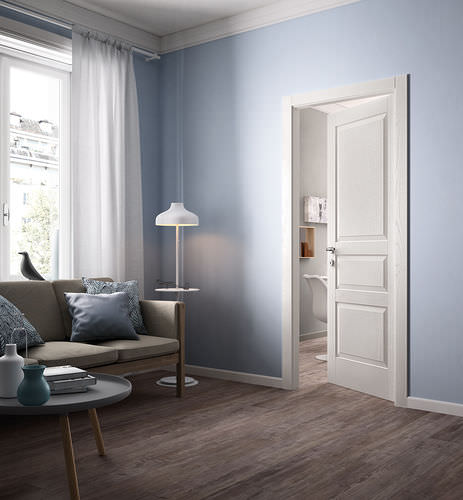 Tür für Innenbereich - SUITE / 27 - FerreroLegno - Holz / einflügelig / Glas