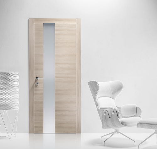 Tür für Innenbereich - LOGICA VETRO - FerreroLegno - Holz / Laminat / einflügelig