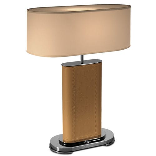 Tischlampe - MISS MARY : 1M1040C , 1M1041CPE - MLE HOTEL LIGHTING - Aluminium / aus lackiertem Metall / Stoff