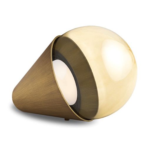 Tischlampe - RIALTO :  1M1164 T - MLE HOTEL LIGHTING - Aluminium / Glas / modern