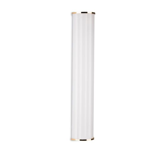 Moderne Wandleuchte - AURORA :  1M1194 G - MLE HOTEL LIGHTING - Stahl / Polycarbonat / zylinderförmig