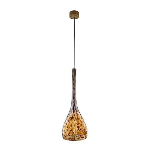 Hängelampe - CAMOU : 1M1211 T - MLE HOTEL LIGHTING - aus lackiertem Stahl / geblasenes Glas / modern