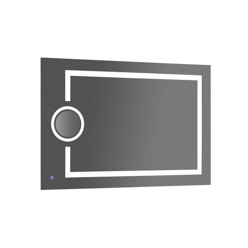 Wandmontierter Spiegel für Badezimmer - SPILL : 1M1197 B - MLE HOTEL LIGHTING - modern / rechteckig / Metall