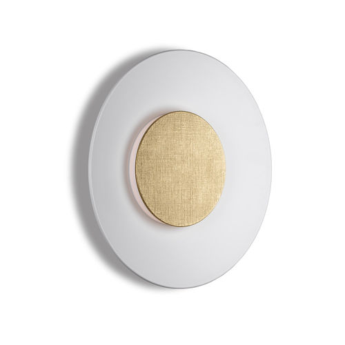 Moderne Wandleuchte - COSMA : 1M1176 OL ,  1M1212 OV - MLE HOTEL LIGHTING - für den Innenraum / Aluminium / poliertes Messing