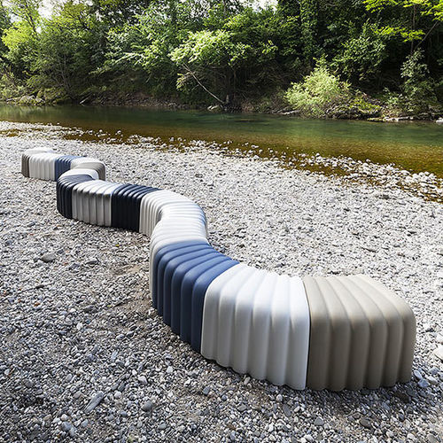 Modulare Polsterbank - RIVER SNAKE - TONON - modern / Polyurethan / Gestell aus Polyurethan