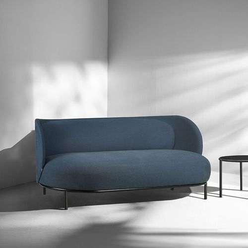 Modernes Sofa - METIZ - TONON - Stoff / mit Armlehnen / rot