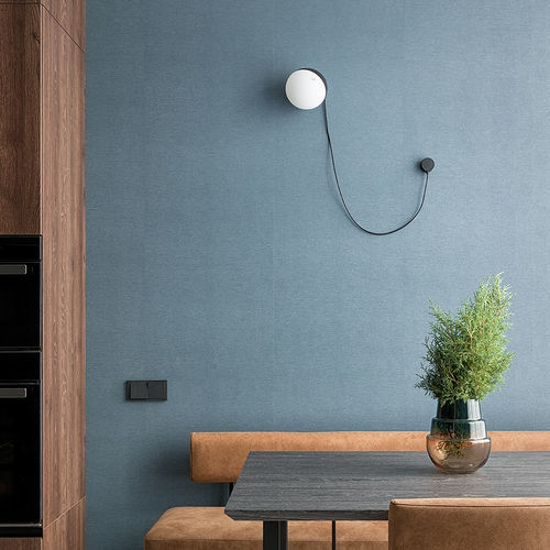 Moderne Wandleuchte - HALF - MILAN ILUMINACION - für den Innenraum / geblasenes Glas / lackierter Stahl
