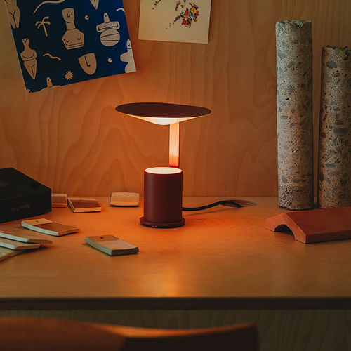 Tischlampe - MOKKA - MILAN ILUMINACION - Büro / lackierter Stahl / lackiertes Aluminium