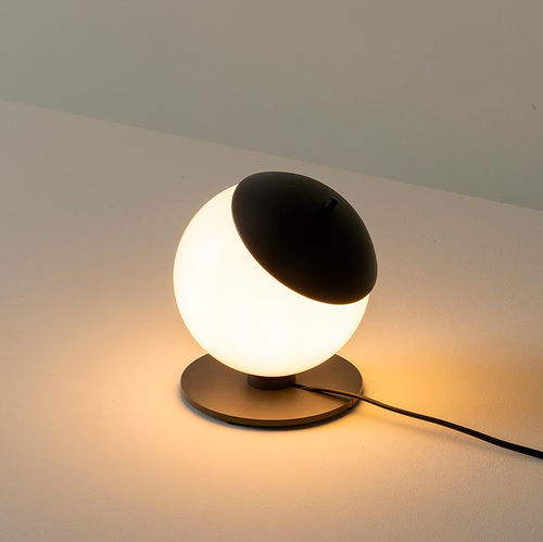 Tischlampe - KEP - MILAN ILUMINACION - lackierter Stahl / lackiertes Aluminium / geblasenes Glas
