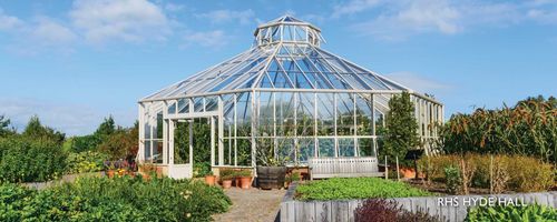 Gewächshaus für Gewerbegebrauch - BESPOKE OCTAGONAL - HARTLEY BOTANIC - botanisch / Einfachtunnel / mit Stahlstruktur