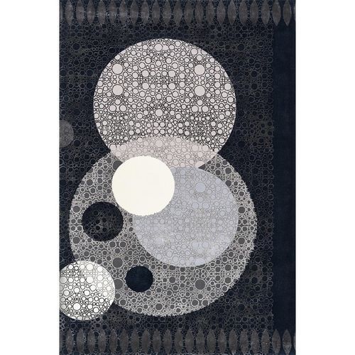 Moderner Teppich - MOON ISLAND - STEPEVI - Motiv / Wolle / Viskose